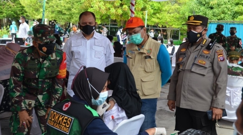 BIN Gelar Vaksinasi untuk Pelajar di Kalimantan Tengah